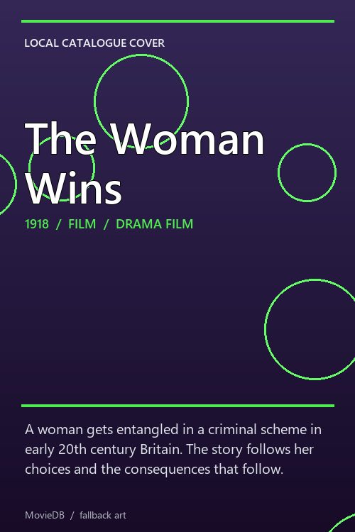 The Woman Wins poster