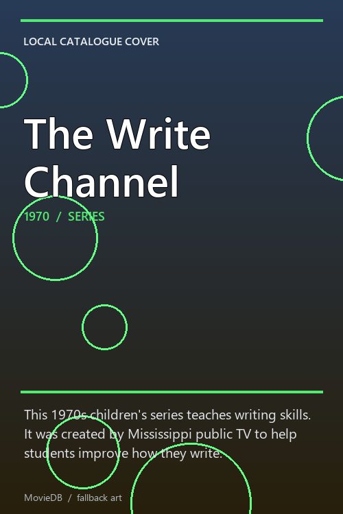 The Write Channel poster