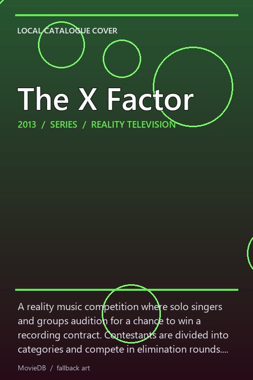 The X Factor poster