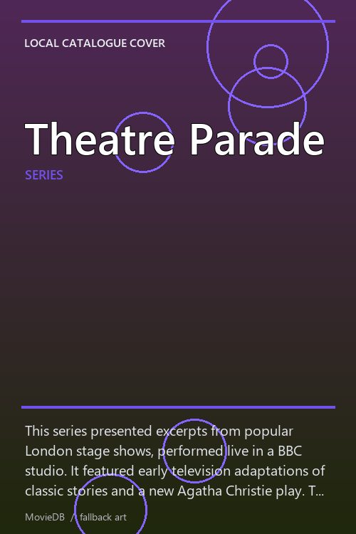 Theatre Parade poster