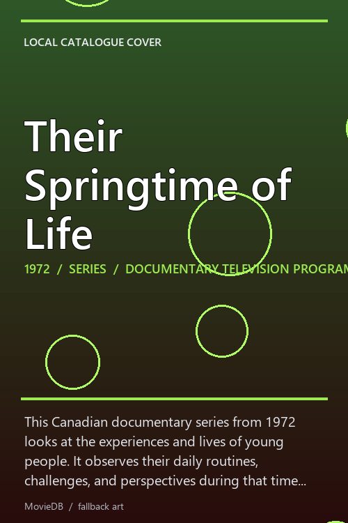 Their Springtime of Life poster