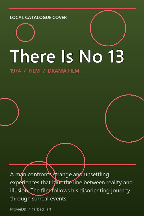 There Is No 13 poster