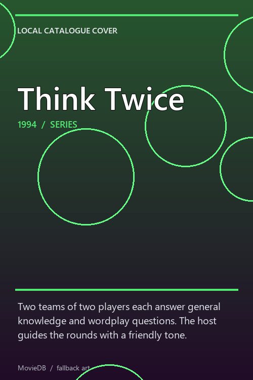 Think Twice poster