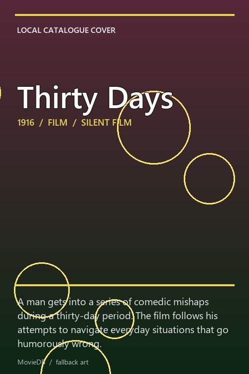 Thirty Days poster