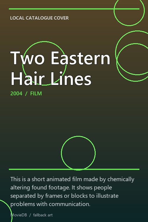 Two Eastern Hair Lines poster