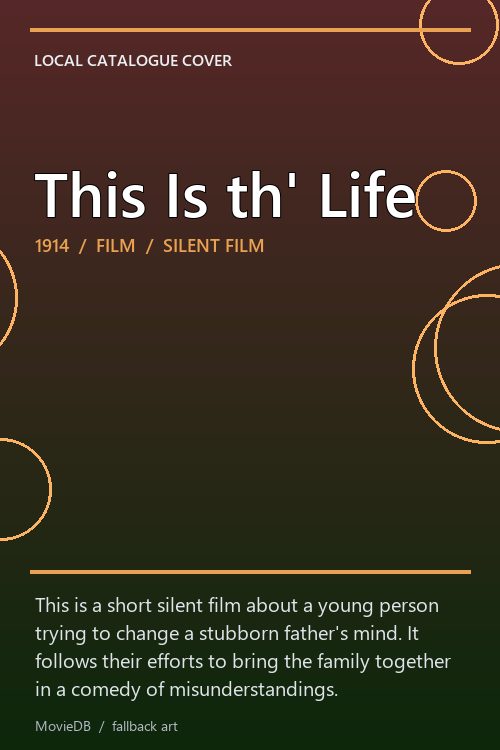 This Is th' Life poster