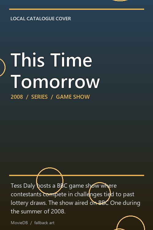 This Time Tomorrow poster