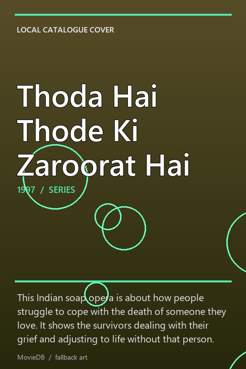 Thoda Hai Thode Ki Zaroorat Hai poster