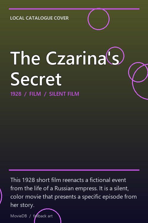 The Czarina's Secret poster