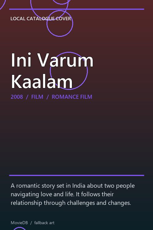 Ini Varum Kaalam poster