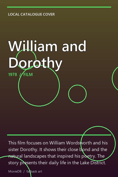 William and Dorothy poster