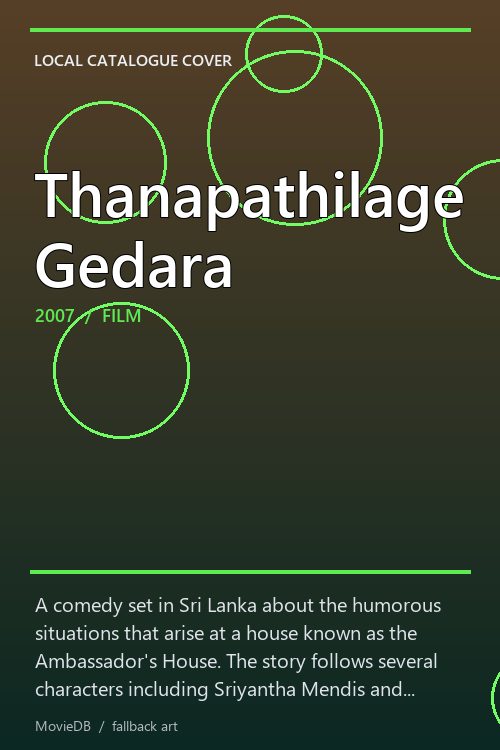 Thanapathilage Gedara poster