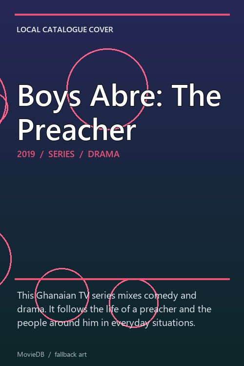 Boys Abre: The Preacher poster