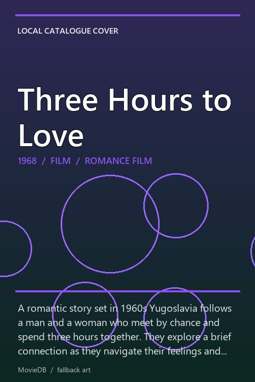 Three Hours to Love poster