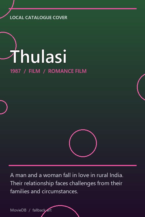 Thulasi poster