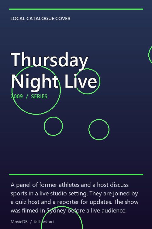 Thursday Night Live poster