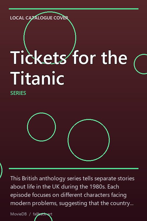 Tickets for the Titanic poster