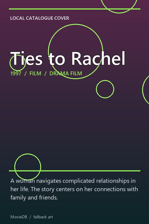 Ties to Rachel poster