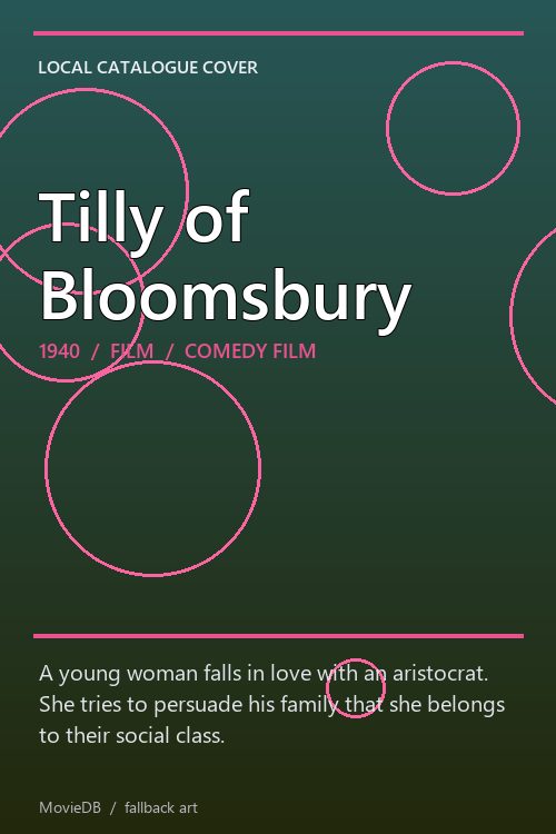 Tilly of Bloomsbury poster
