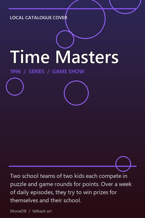 Time Masters poster