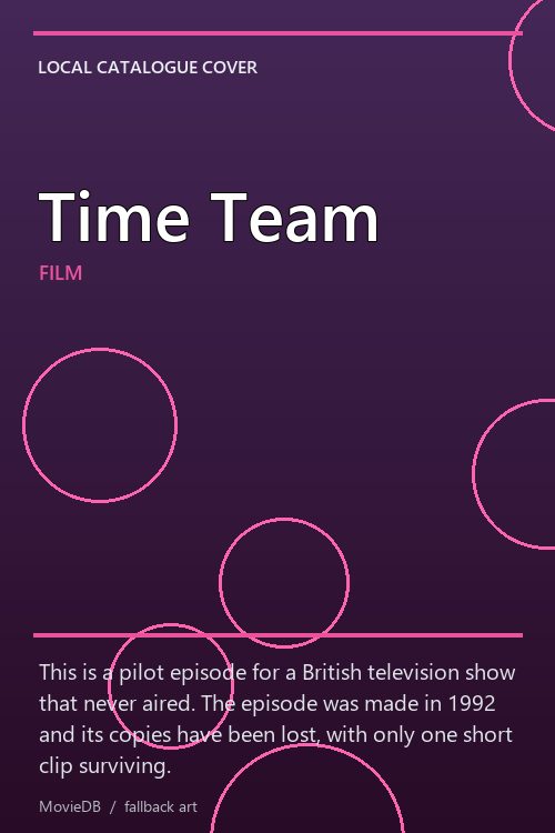 Time Team poster