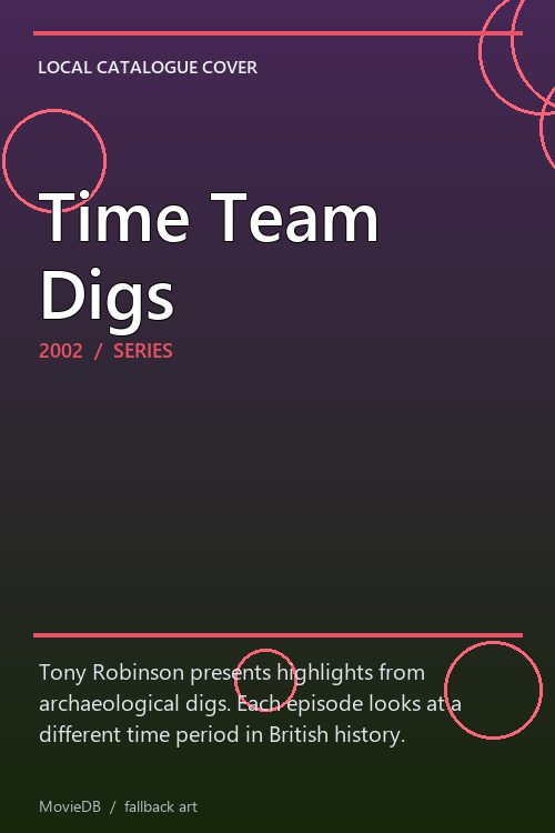 Time Team Digs poster