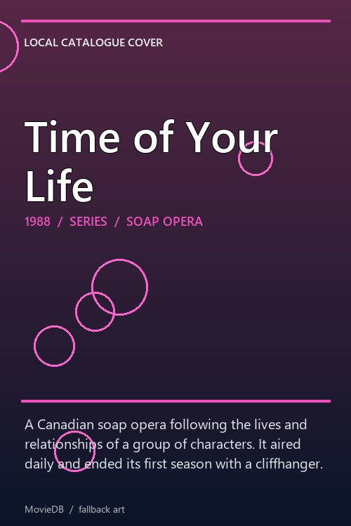 Time of Your Life poster