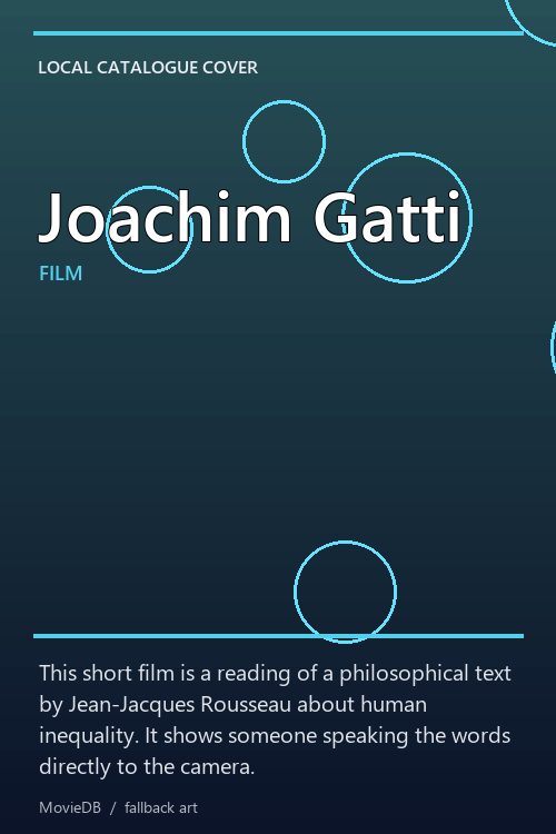 Joachim Gatti poster