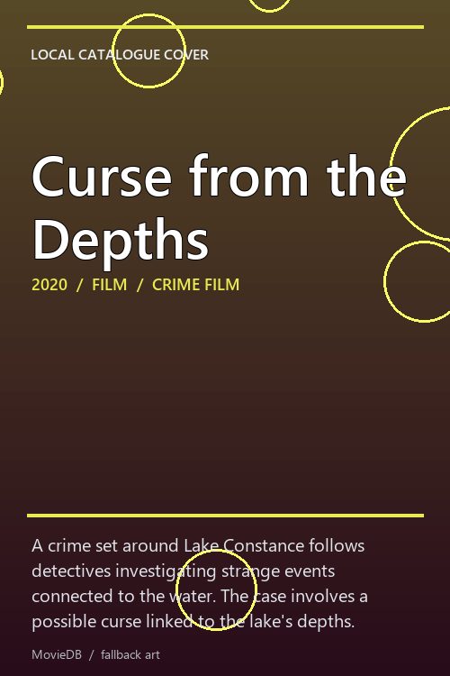 Curse from the Depths poster