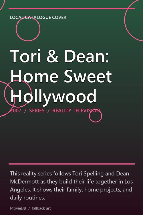 Tori & Dean: Home Sweet Hollywood poster