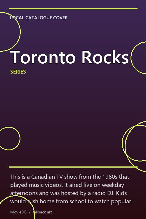 Toronto Rocks poster