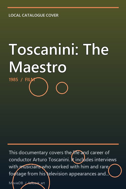 Toscanini: The Maestro poster