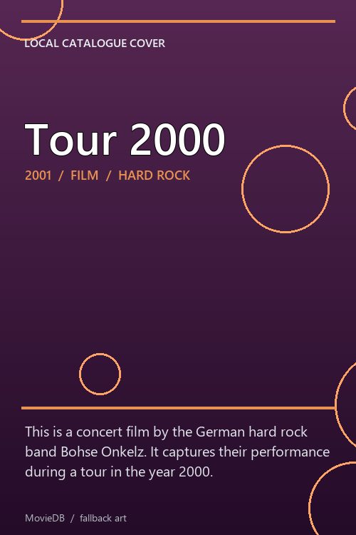 Tour 2000 poster