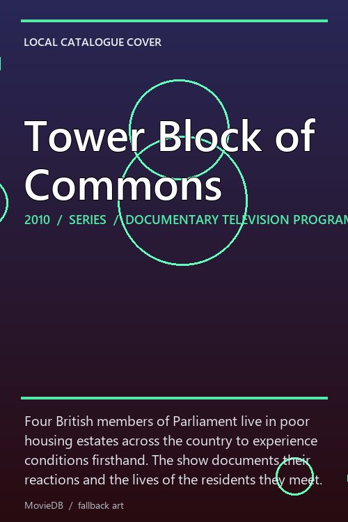 Tower Block of Commons poster