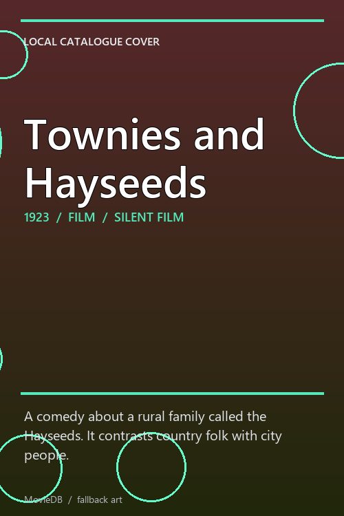 Townies and Hayseeds poster