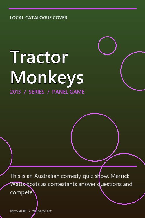Tractor Monkeys poster