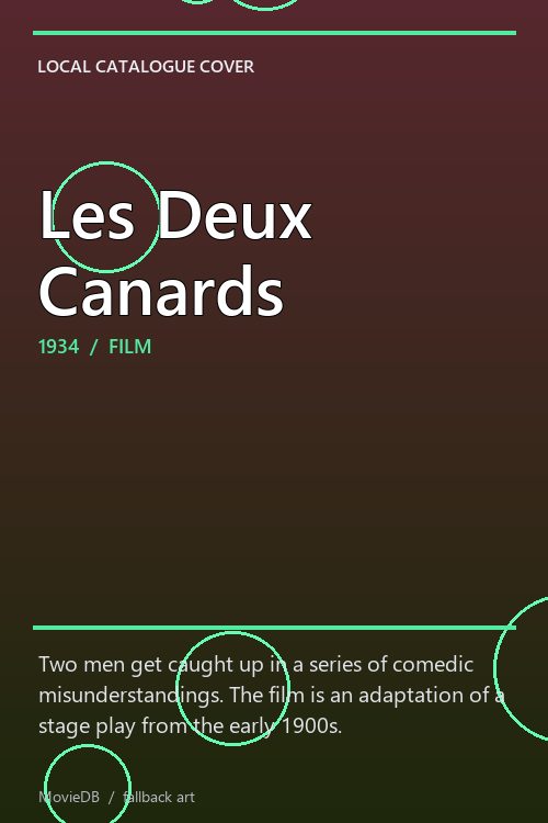 Les Deux Canards poster