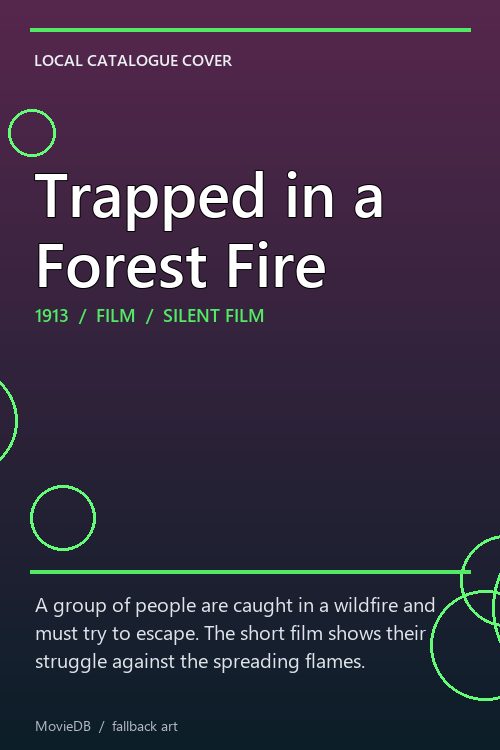 Trapped in a Forest Fire poster