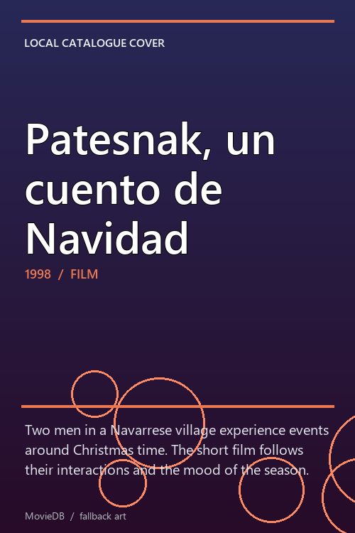 Patesnak, un cuento de Navidad poster