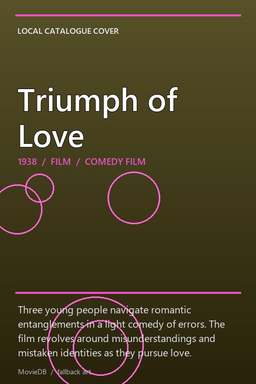Triumph of Love poster
