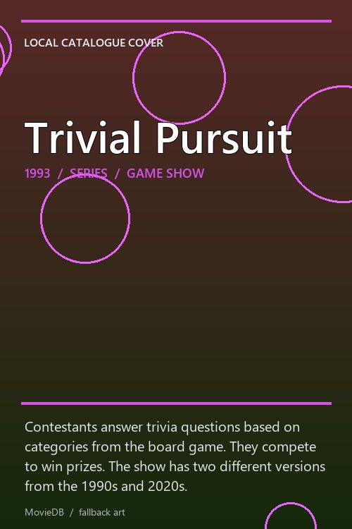 Trivial Pursuit poster
