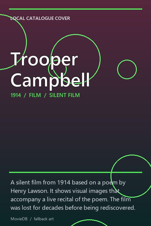 Trooper Campbell poster