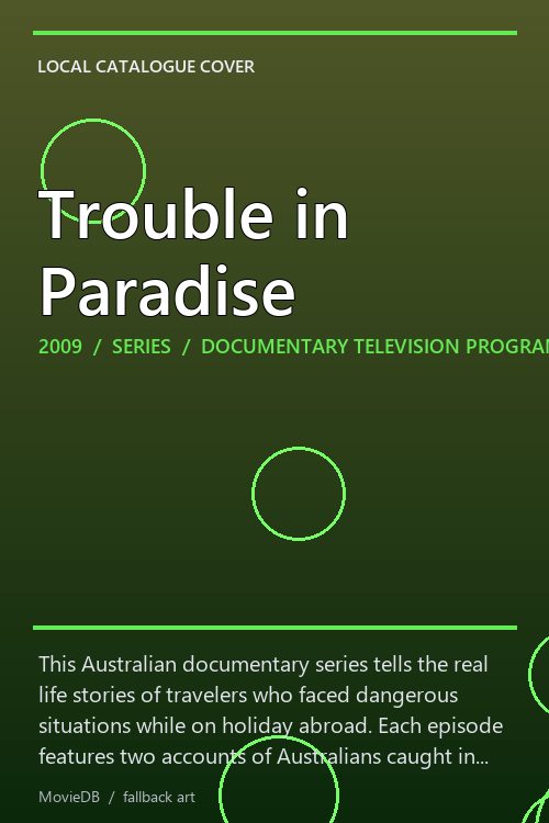 Trouble in Paradise poster