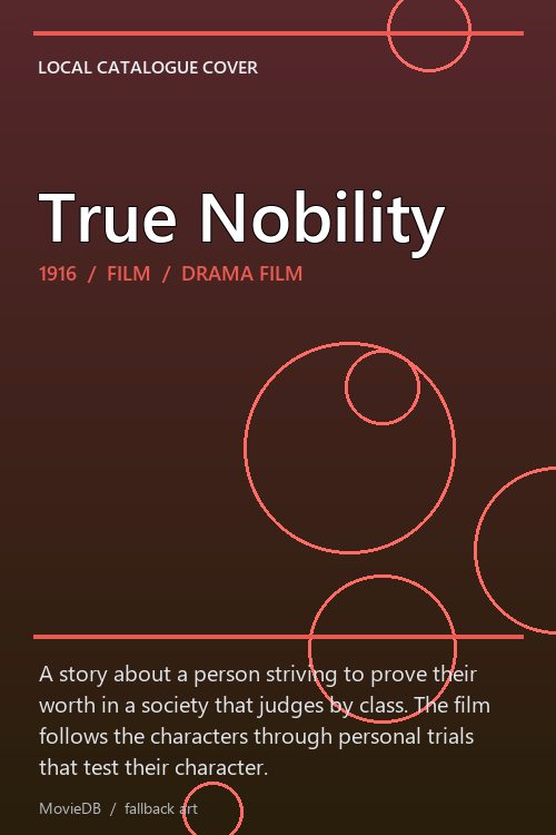 True Nobility poster