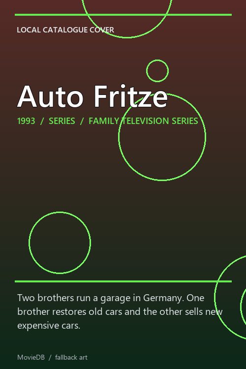 Auto Fritze poster
