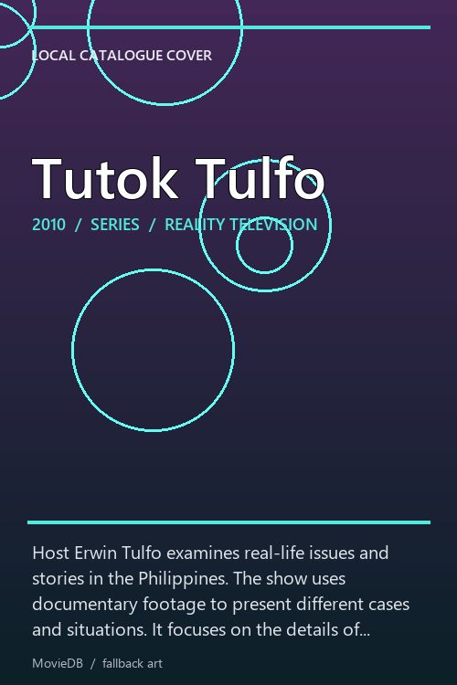 Tutok Tulfo poster
