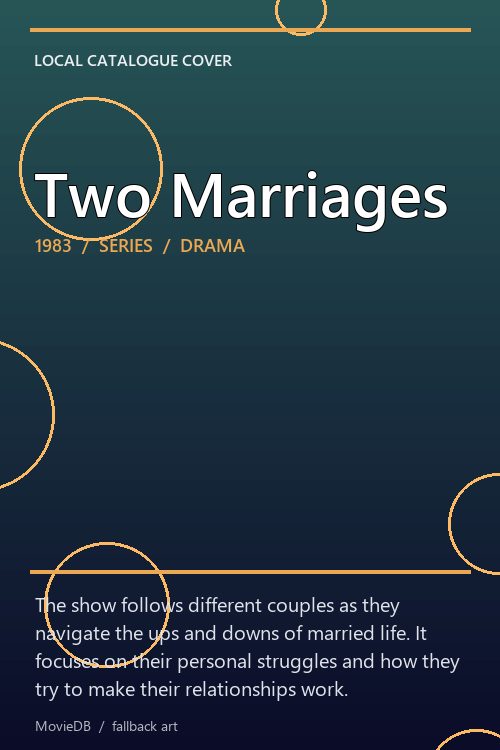 Two Marriages poster