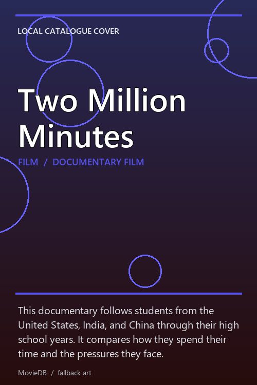 Two Million Minutes poster
