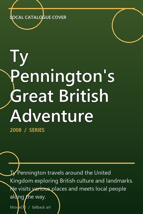 Ty Pennington's Great British Adventure poster