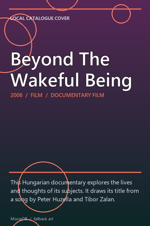 Beyond The Wakeful Being poster